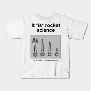 Rocket immunoelectrophoresis Kids T-Shirt